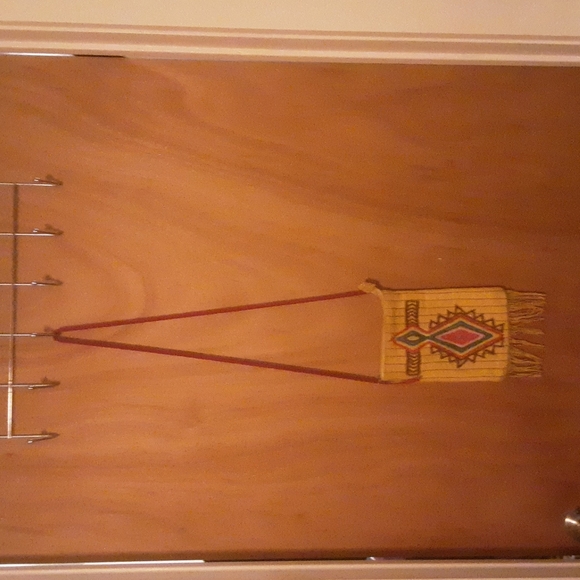 Old Navy Western Native American Finged Embroidered Crossbody Bag - Picture 1 of 4